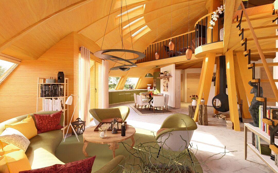 Nouveauté à saisir • Domespace Cocon Solaris — 115 m² habitables, 3–4 pièces, suit le soleil, à vendre dans le Jura